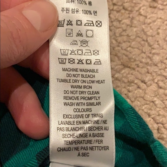 Burberry Green Plaid shirt, size 2Y - Picture 5 of 7